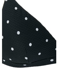 Asceno Polka Dot Triangle Bikini Top