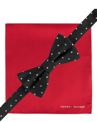 Tommy Hilfiger Polka Dot Bow Tie Solid Pocket Square Set Web Id 1779043