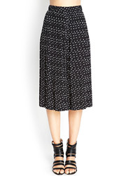 Forever 21 Woven Pleated Culottes