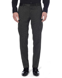 Dolce & Gabbana Slim Fit Dotted Tuxedo Trousers