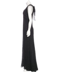 Carolina Herrera Polka Dot Silk Dress