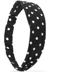 Black and White Polka Dot Headband