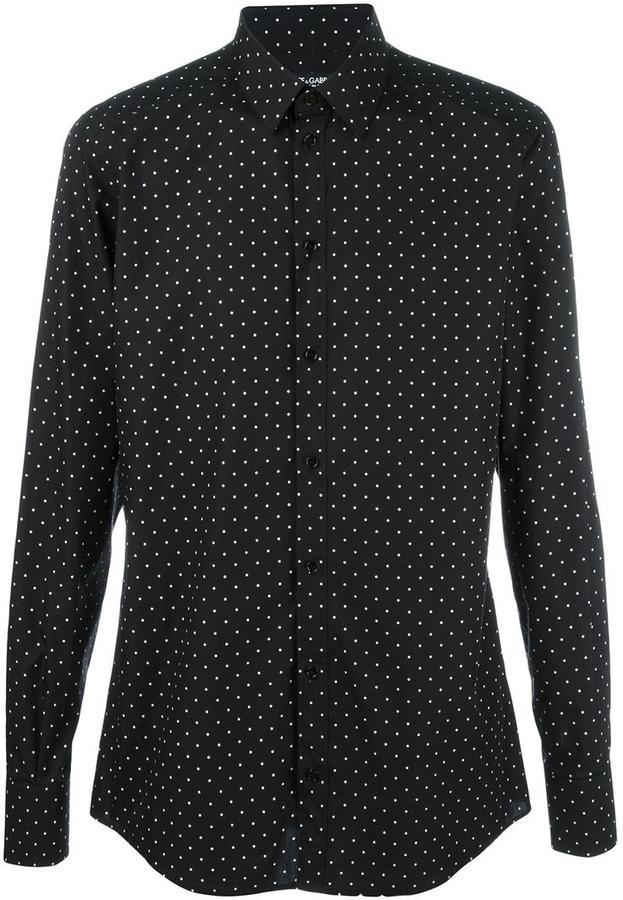 Dolce & Gabbana Polka Dot Shirt, $386  | Lookastic