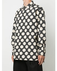 Casey Casey Polka Dot Print Long Sleeve Shirt