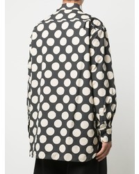 Casey Casey Polka Dot Print Long Sleeve Shirt