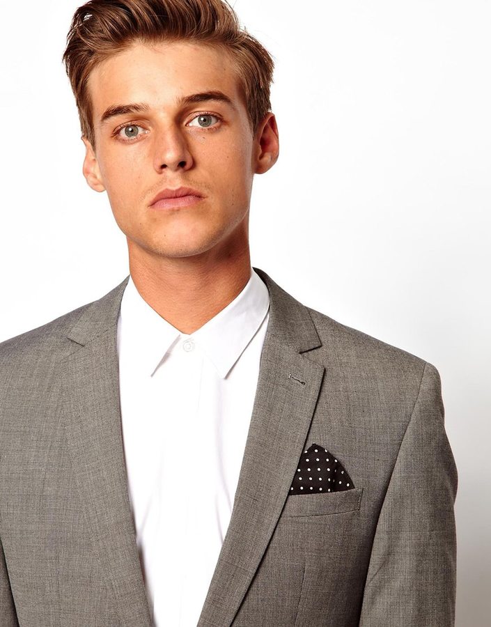 Asos Brand Pocket Square With Polka Dot | Where to buy & how to