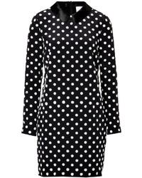 Black and White Polka Dot Shift Dress