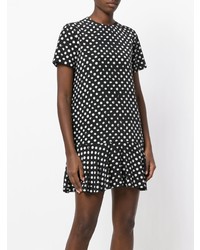 Saint Laurent Polka Dot Fitted Dress