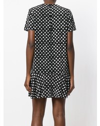 Saint Laurent Polka Dot Fitted Dress