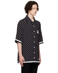 Dolce & Gabbana Black Rayon Shirt