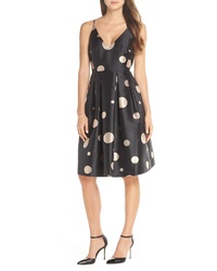 1901 Dot Fit Flare Party Dress