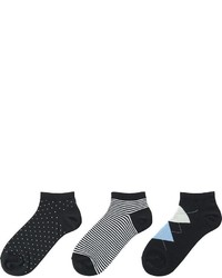 Uniqlo Basic Ankle Socks 3 Pack Pairs