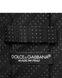 Dolce & Gabbana 6cm Striped And Polka Dot Silk Jacquard Tie