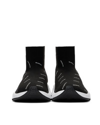 Balenciaga Black All Over Logo Speed Sneakers