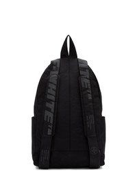 Off-White Black Wavy Logo Backpack