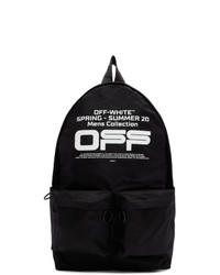 Off-White Black Wavy Logo Backpack