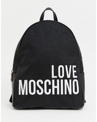 Love Moschino Canvas Backpack