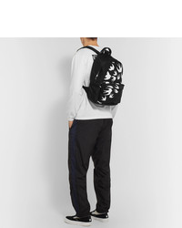 McQ Alexander McQueen Leather Trimmed Printed Shell Backpack