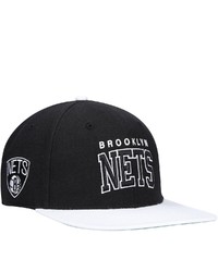 '47 Black Brooklyn Nets Blockshed Captain Snapback Hat At Nordstrom