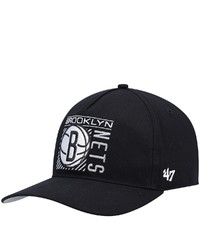 '47 Black Brooklyn Nets Reflex Hitch Snapback Hat At Nordstrom