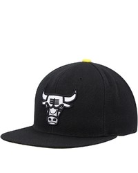 Mitchell & Ness Black Chicago Bulls Lightning Hook Snapback Hat At Nordstrom