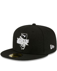 New Era Black Chicago White Sox Local Ii 59fifty Fitted Hat