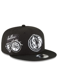 New Era Black Dallas Mavericks Back Half 9fifty Snapback Adjustable Hat At Nordstrom