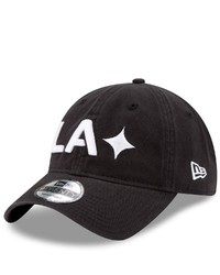 New Era Black La Galaxy Secondary Jersey Hook 9twenty Adjustable Hat