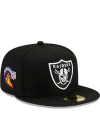 New Era Black Las Vegas Raiders 2001 Pro Bowl Patch Up 59fifty Fitted Hat At Nordstrom