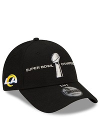 New Era Black Los Angeles Rams Super Bowl Lvi Champions Parade 9forty Snapback Adjustable Hat At Nordstrom