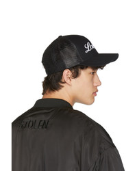 Amiri Black Loveless Cap