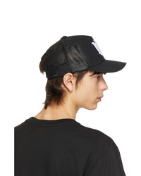 Amiri Black Ma Trucker Hat