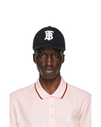 Burberry Black Monogram Tb Baseball Cap