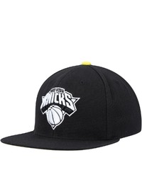 Mitchell & Ness Black New York Knicks Lightning Hook Snapback Hat At Nordstrom