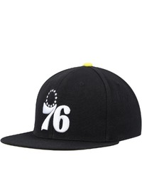 Mitchell & Ness Black Philadelphia 76ers Lightning Hook Snapback Hat At Nordstrom