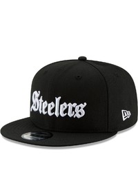 New Era Black Pittsburgh Ers Gothic Script 9fifty Snapback Hat At Nordstrom