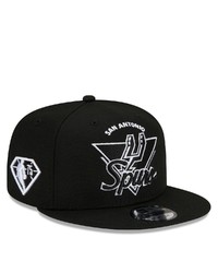 New Era Black San Antonio Spurs 2021 Nba Tip Off 9fifty Snapback Adjustable Hat