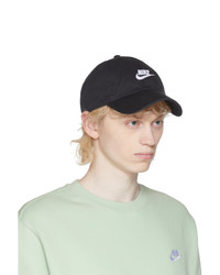 Nike Black Washed Futura Heritage 86 Cap, $20, SSENSE