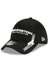 New Era Black Washington Football Team 2021 Nfl Sideline Home 39thirty Flex Hat