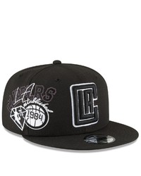 New Era Blackwhite La Clippers Back Half 9fifty Snapback Adjustable Hat At Nordstrom
