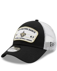 New Era Blackwhite New Orleans Saints Loyalty Trucker 9forty Snapback Hat At Nordstrom