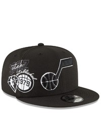 New Era Blackwhite Utah Jazz Back Half 9fifty Snapback Adjustable Hat At Nordstrom