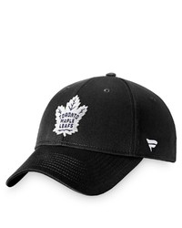 FANATICS Branded Black Toronto Maple Leafs Core Adjustable Hat At Nordstrom