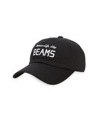 Beams Plus Logo Baseball Cap In Black At Nordstrom