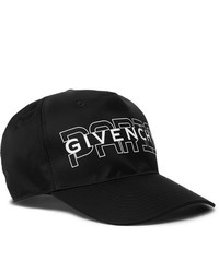 Givenchy Logo Print Nylon Baseball Cap