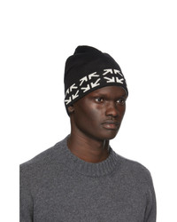 Off-White Black And White Wool Arrows Beanie