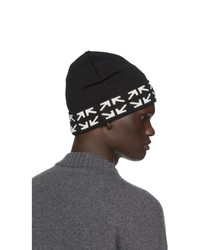 Off-White Black And White Wool Arrows Beanie
