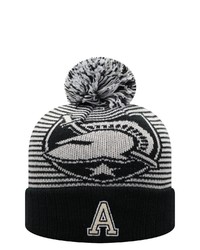 Top of the World Black Army Black Knights Line Up Cuffed Knit Hat With Pom At Nordstrom