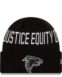 New Era Black Atlanta Falcons Team Social Justice Cuffed Knit Hat At Nordstrom