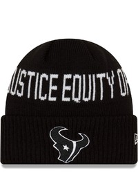 New Era Black Houston Texans Team Social Justice Cuffed Knit Hat At Nordstrom